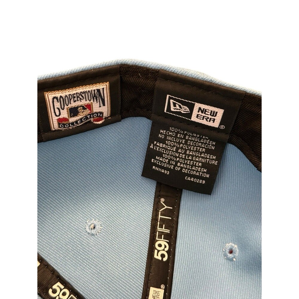 New Era LA Dodgers 59FIFTY Rhinestone World Series 2020 Hat 7 1/4 Blue - Picture 8 of 8